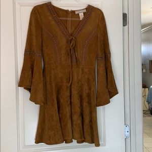 Flying Tomato suede feeling western dress.